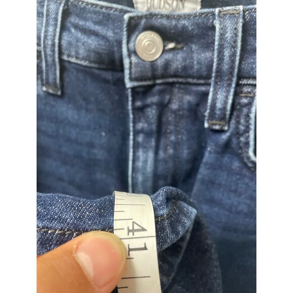 Women Hudson Tall Flared Dark Denim Jeans Size 24 - Picture 5 of 7